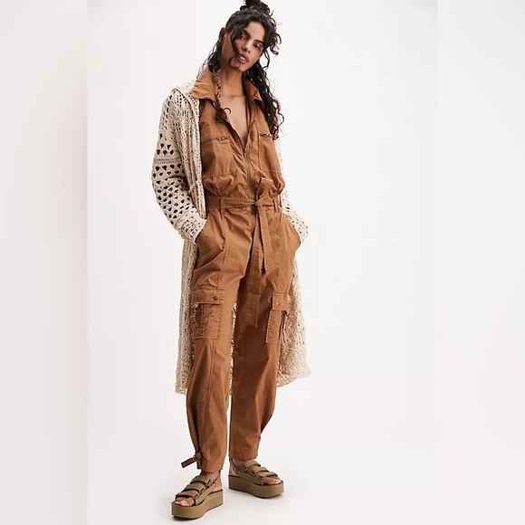 pistola Pants - Pistola Aidy Cargo Jumpsuit long sleeve